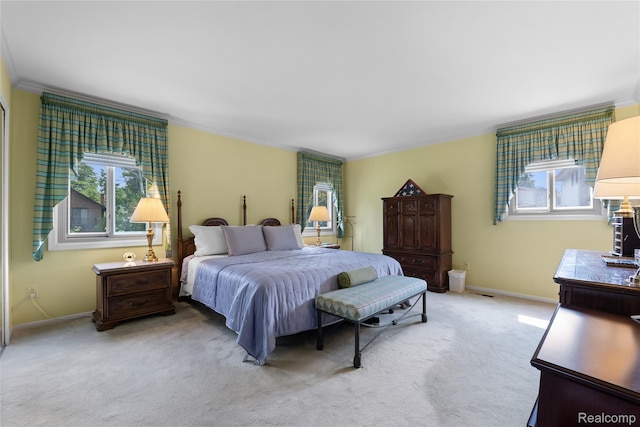 22840 Twyckingham Way, Addison, MI 48034 - bedroom featuring ornamental molding and carpet