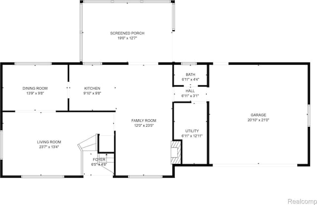 1231 Duckwood Ct, White Lake, MI 48383 - view of home floor plan