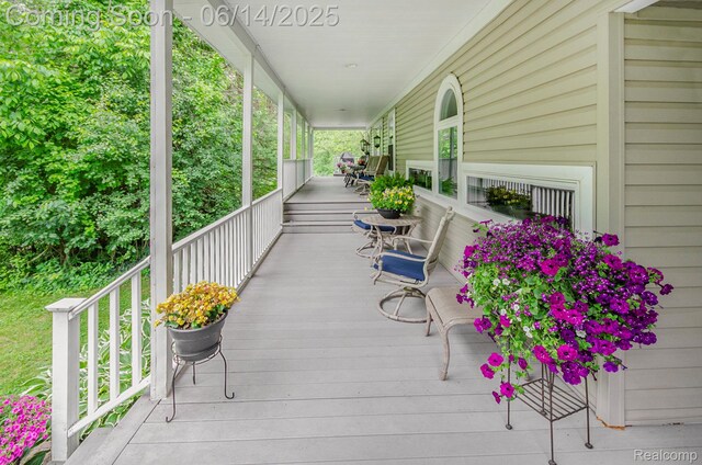 61995 Mount Vernon Rd, Washington, MI 48094 - view of porch