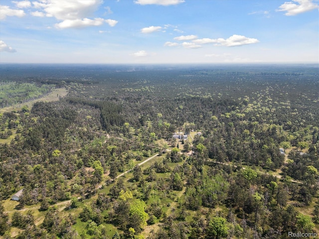 2536 Meridian Rd, Lewiston, MI 49756 - drone / aerial view of a heavily wooded area