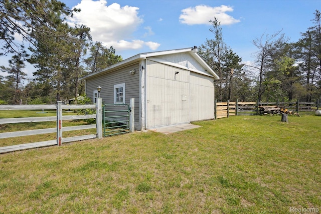 2536 Meridian Rd, Lewiston, MI 49756 - view of outbuilding with a gate