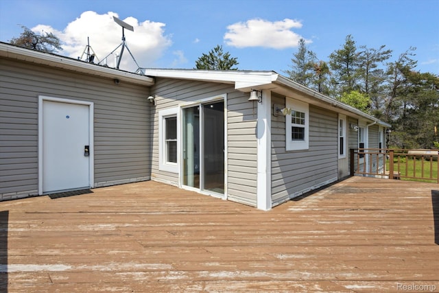 2536 Meridian Rd, Lewiston, MI 49756 - view of wooden terrace