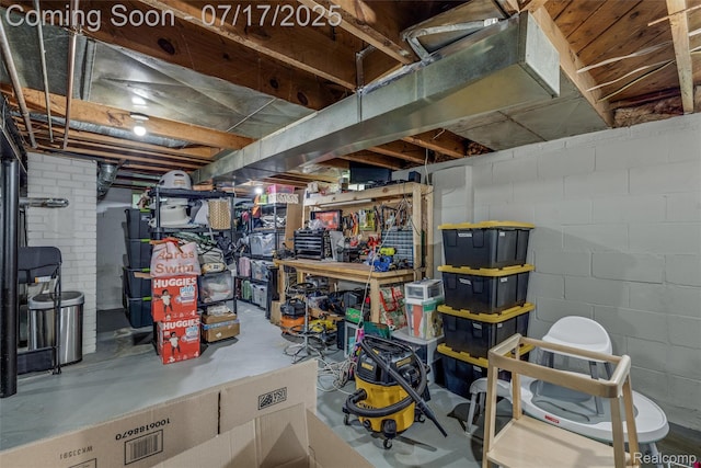 518 Roth Blvd, Clawson, MI 48017 - view of unfinished below grade area
