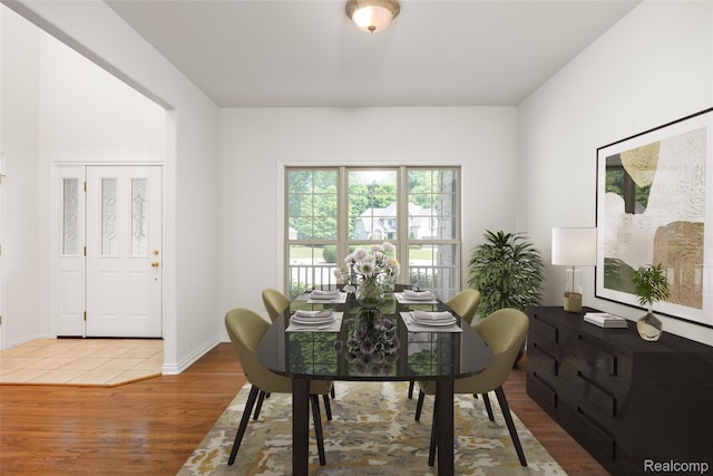 3409 Ancient Dr, Port Huron, MI 48060 - dining area featuring wood finished floors and baseboards
