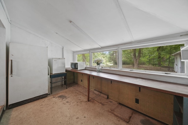 538 S Jackson St, Hanover, MI 49241 - unfurnished office featuring vaulted ceiling