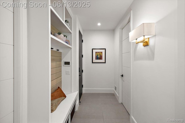 212 Enclave Ct, Rochester Hills, MI 48306 - mudroom featuring baseboards and recessed lighting