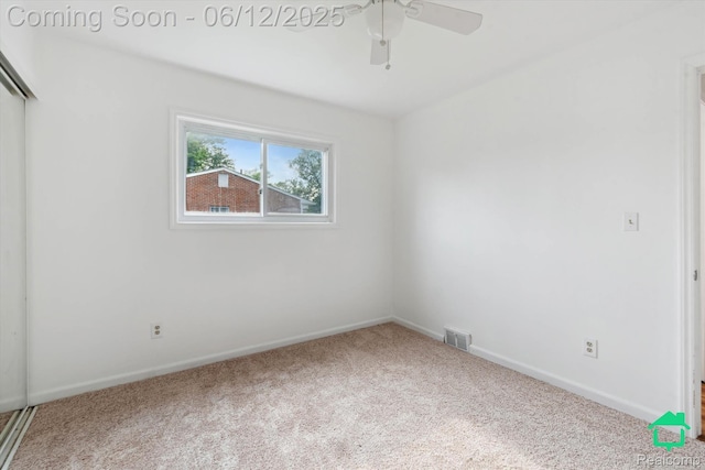 32703 Anita Dr, Westland, MI 48185 - carpeted spare room featuring baseboards and a ceiling fan