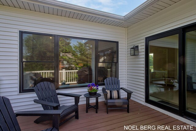 18153 Newgate Ln, Spring Lake, MI 49456 - view of wooden terrace