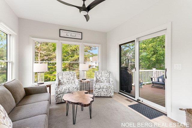 18153 Newgate Ln, Spring Lake, MI 49456 - sunroom / solarium featuring wood finished floors