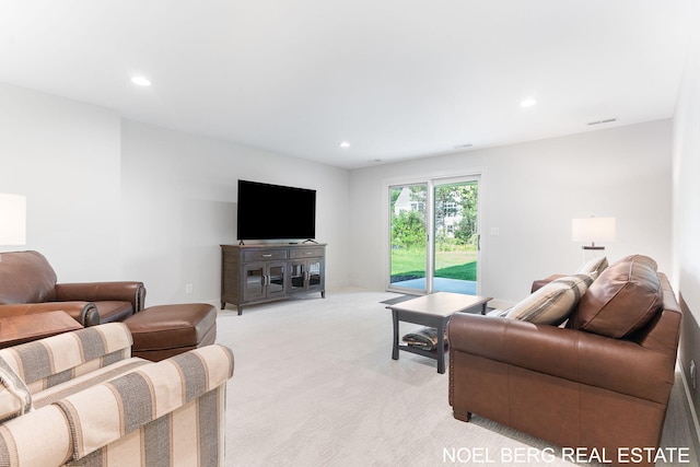 18153 Newgate Ln, Spring Lake, MI 49456 - living area with light colored carpet and recessed lighting