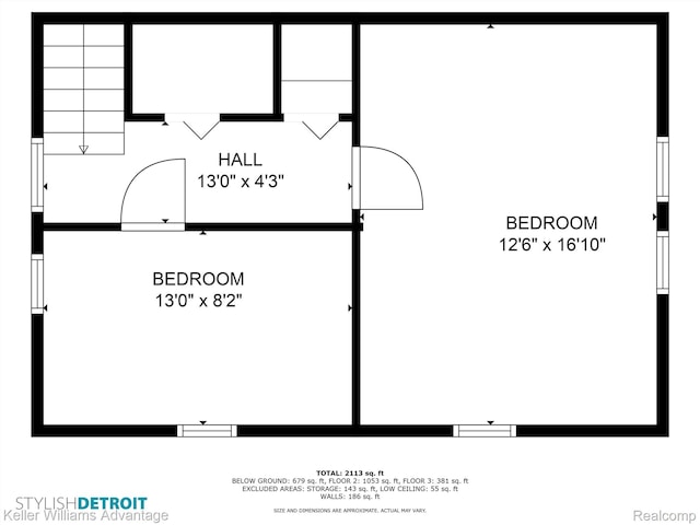 2931 4th St, Trenton, MI 48183 - view of room layout