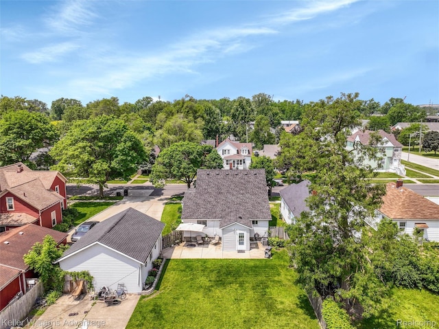 2931 4th St, Trenton, MI 48183 - aerial perspective of suburban area