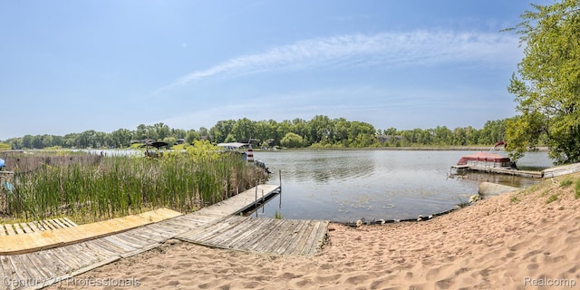 4851 Shoreline Blvd, Waterford, MI 48329 - dock featuring a water view