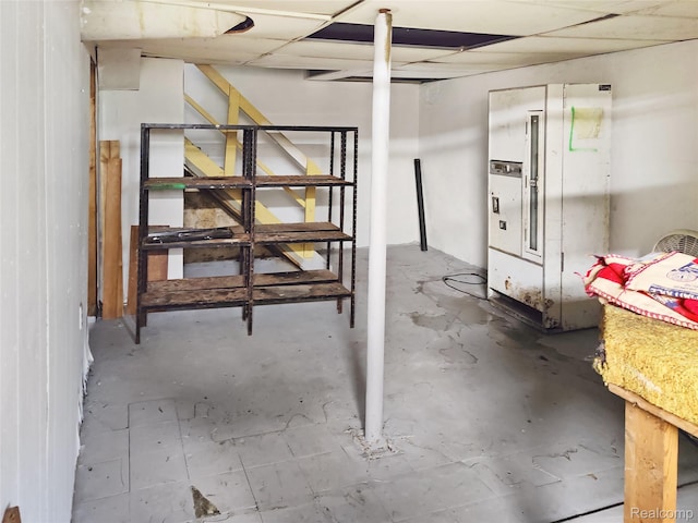 1505 Downey St, Flint, MI 48503 - basement featuring stairs