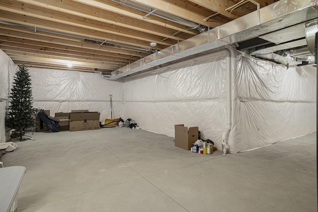 1047 Rebecca St, Marshall, MI 49068 - view of unfinished basement