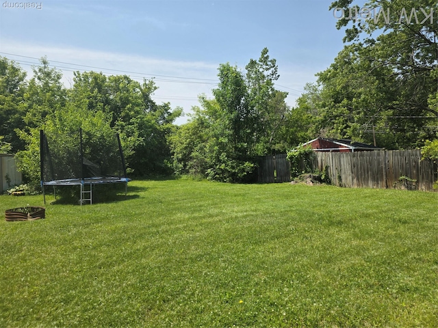 29827 Oakwood St, Inkster, MI 48141 - view of yard featuring a trampoline