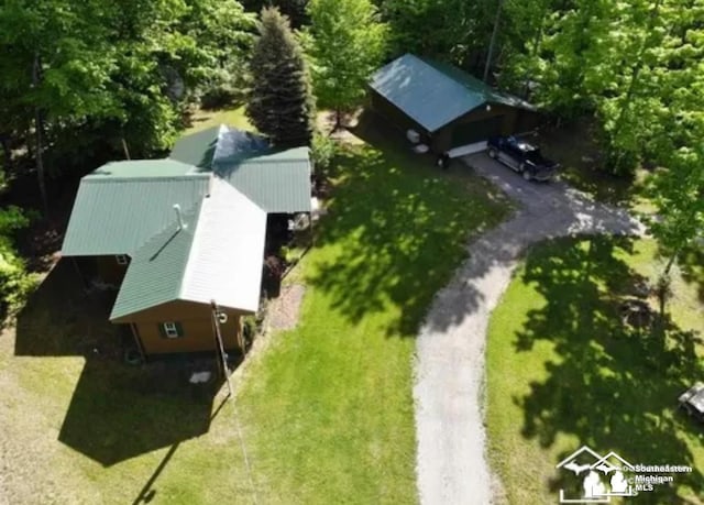 4340 Foothill Dr, Barton City, MI 48705 - view from above of property