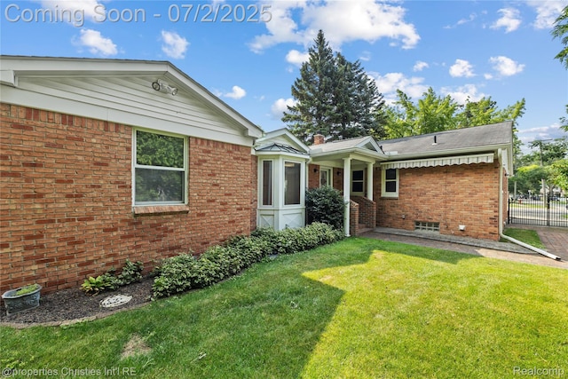 1616 Catalpa Dr, Royal Oak, MI 48067 - back of house with brick siding