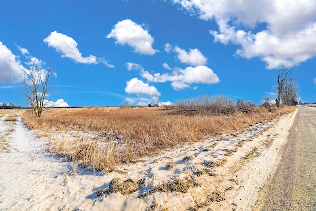0001 Duquette Rd, Peck, MI 48466 - view of dirt / gravel road featuring a view of countryside
