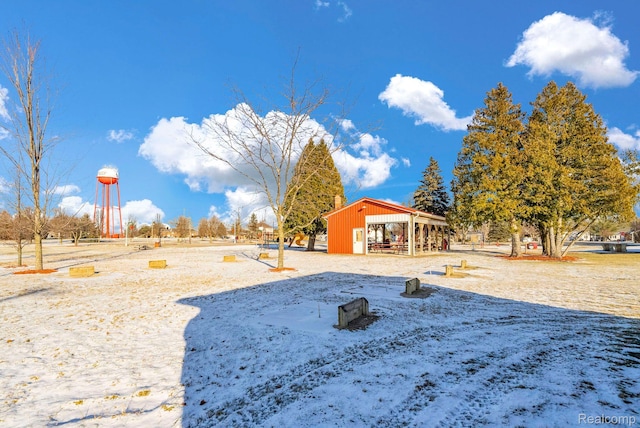 0001 Duquette Rd, Peck, MI 48466 - view of yard featuring an outdoor structure and an outbuilding
