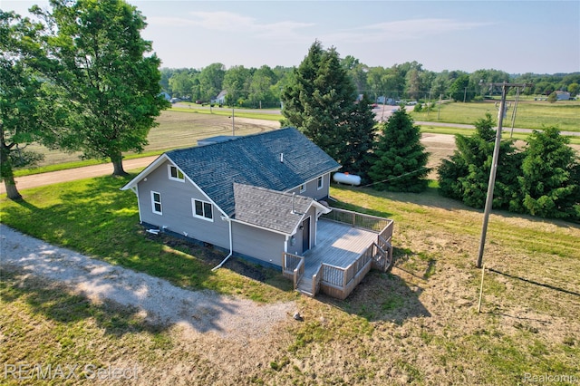 4470 N Lake Rd, Columbiaville, MI 48421 - aerial view of property and surrounding area featuring a tree filled landscape
