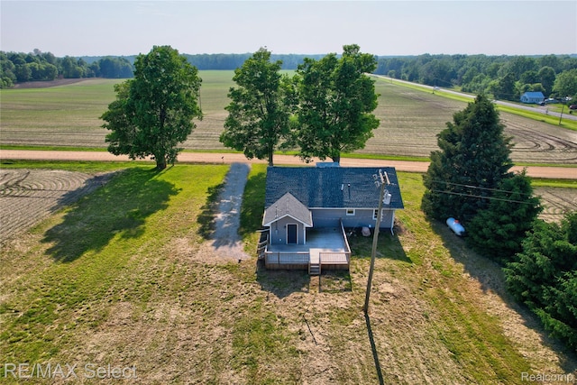 4470 N Lake Rd, Columbiaville, MI 48421 - aerial view of sparsely populated area with extensive farmland