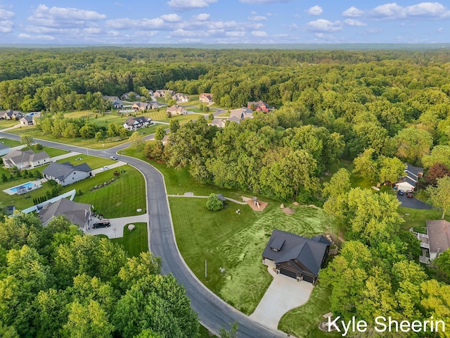 8060 Hunters Xing, Kalamazoo, MI 49009 - view of property location with a heavily wooded area and nearby suburban area
