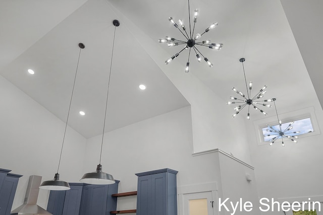 8060 Hunters Xing, Kalamazoo, MI 49009 - detailed view of a chandelier and recessed lighting