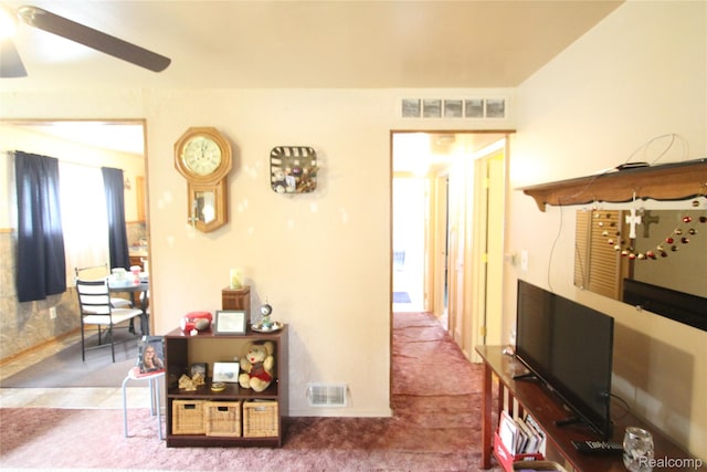 34813 John St, Wayne, MI 48184 - hall with carpet flooring