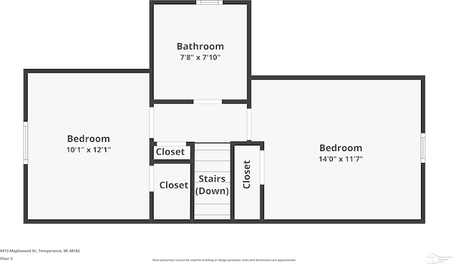 6913 Maplewood Dr, Temperance, MI 48182 - room layout