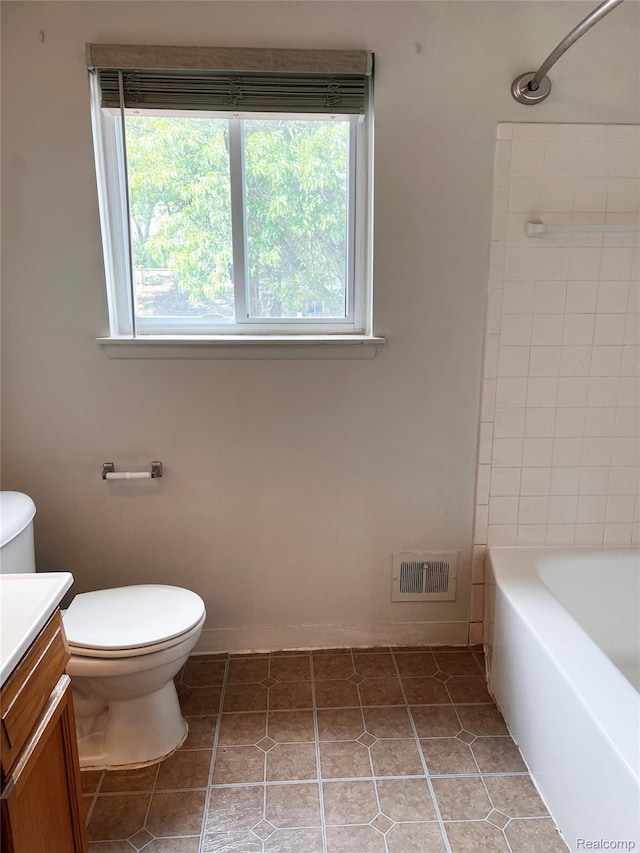 25731 Salem Ct Unit 63, Roseville, MI 48066 - full bath with vanity, tile patterned floors, and tub / shower combination