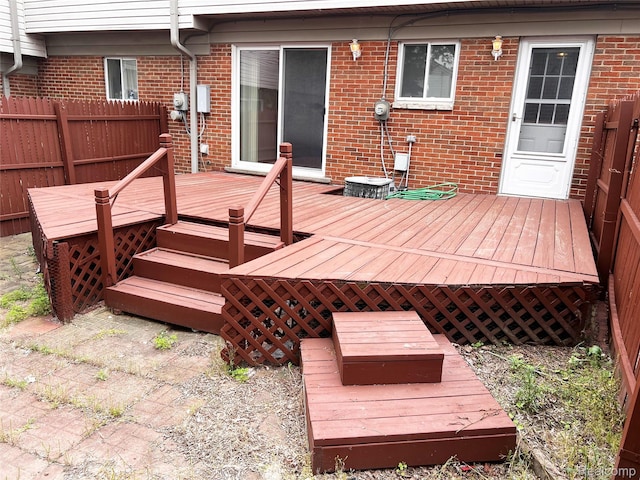25731 Salem Ct Unit 63, Roseville, MI 48066 - view of wooden deck