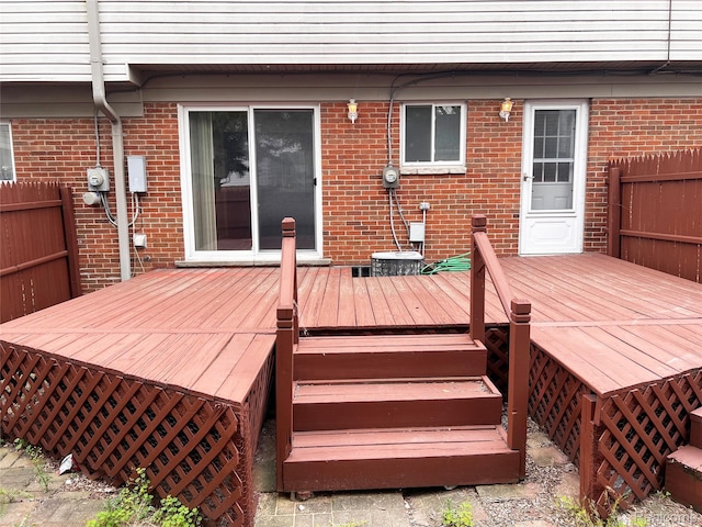 25731 Salem Ct Unit 63, Roseville, MI 48066 - view of wooden deck