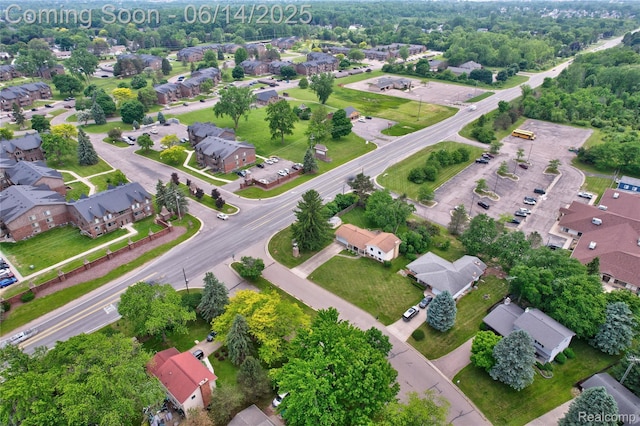 5388 N Georgetown Rd, Grand Blanc, MI 48439 - aerial view of property's location with nearby suburban area