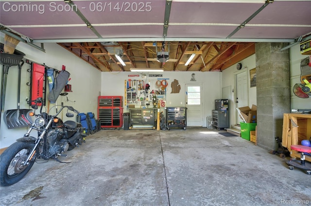 5388 N Georgetown Rd, Grand Blanc, MI 48439 - garage with a garage door opener
