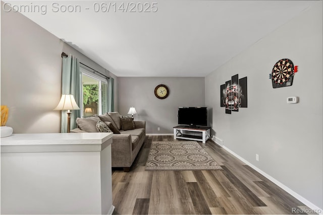5388 N Georgetown Rd, Grand Blanc, MI 48439 - living area with wood finished floors and baseboards
