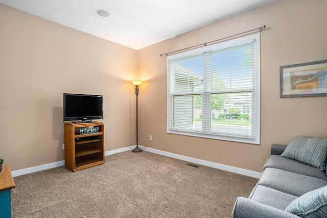 1300 St Andrews Dr, Holland, MI 49423 - sitting room featuring baseboards and carpet