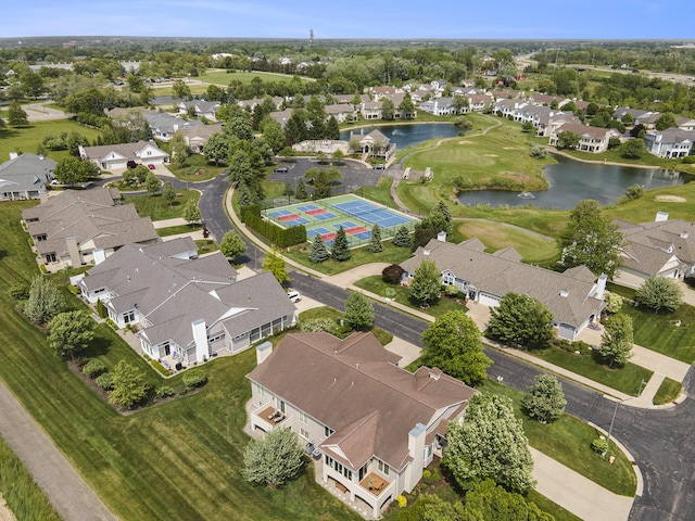 1300 St Andrews Dr, Holland, MI 49423 - aerial view of residential area with a nearby body of water and a local golf course