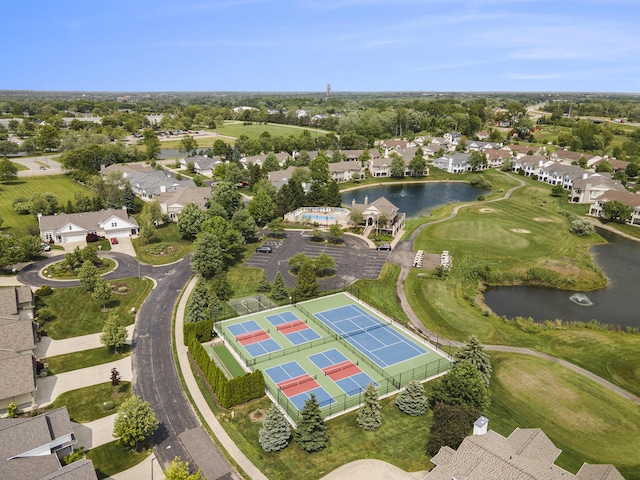 1300 St Andrews Dr, Holland, MI 49423 - aerial perspective of suburban area featuring a nearby body of water and a golf course