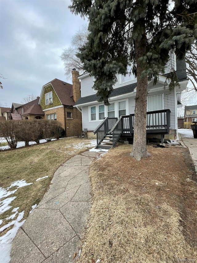 4368 Buckingham Ave, Detroit, MI 48224 - view of front of property featuring covered porch