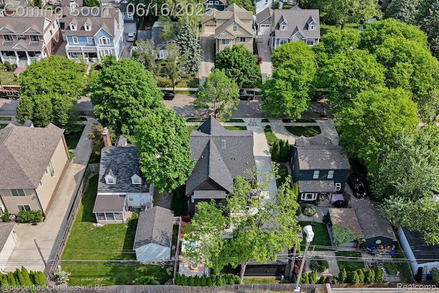1044 Hazel, Birmingham, MI 48009 - aerial view of residential area