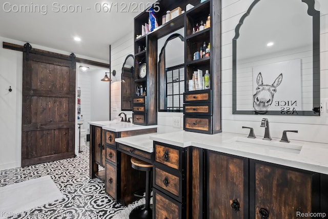 10993 Stoney Point Dr, South Lyon, MI 48178 - full bath with vanity, recessed lighting, and toilet