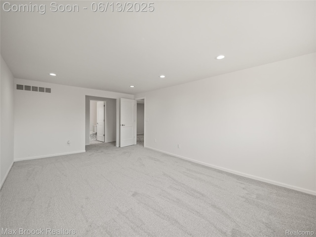 6150 Anne Dr, West Bloomfield, MI 48322 - carpeted spare room with recessed lighting and baseboards