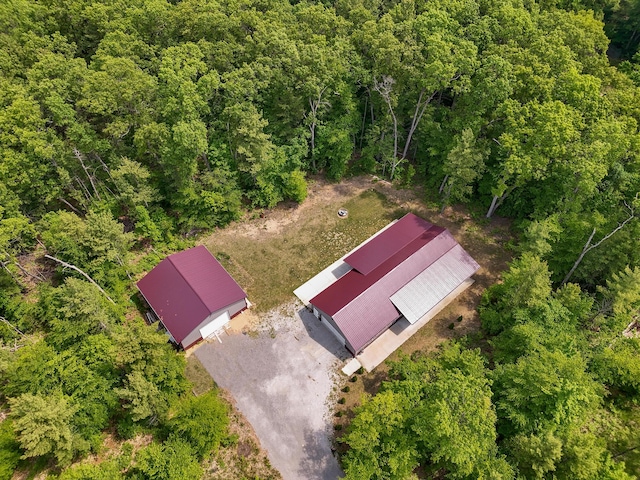 1304 Michillinda Rd, Muskegon, MI 49445 - drone / aerial view of a heavily wooded area