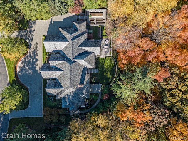 20 Hidden Rdg, Bloomfield Hills, MI 48304 - drone / aerial view