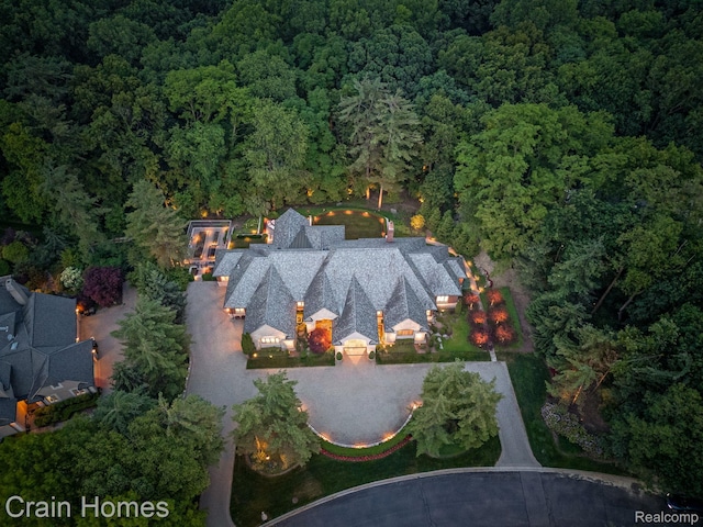20 Hidden Rdg, Bloomfield Hills, MI 48304 - view of property location featuring a forest