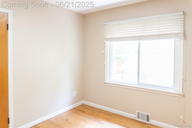 2856 Central St, Berkley, MI 48072 - empty room with baseboards and wood finished floors