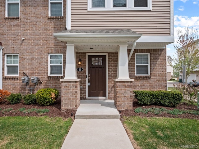 2500 Normandy Rd Unit 41, Royal Oak, MI 48073 - view of exterior entry with brick siding