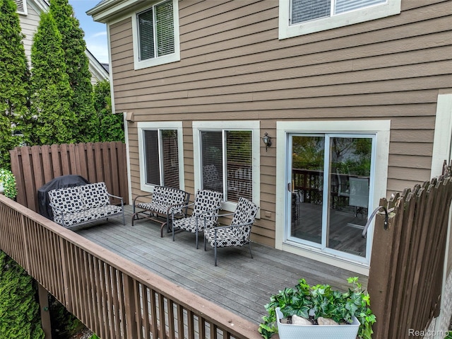 6532 Turtle Walk, Clarkston, MI 48346 - view of deck