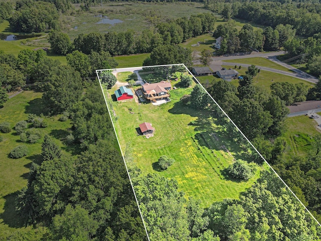 14894 L Dr N, Marshall, MI 49068 - view of property location with property boundaries highlighted and a large body of water